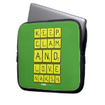 Keep
 Clam
 and 
 love 
 naksh  Laptop/netbook Sleeves Laptop Sleeves