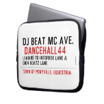 Dj Beat MC Ave.   Laptop/netbook Sleeves Laptop Sleeves