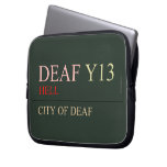 deaf  Laptop/netbook Sleeves Laptop Sleeves