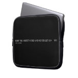 keep the streets gold and never let go       Laptop/netbook Sleeves Laptop Sleeves