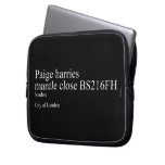Paige harries mantle close  Laptop/netbook Sleeves Laptop Sleeves