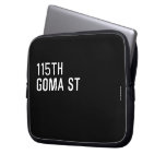 115TH Goma St  Laptop/netbook Sleeves Laptop Sleeves