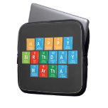 Happy
 Birthday
 MARTHA   Laptop/netbook Sleeves Laptop Sleeves