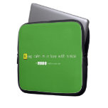 Keep calm im in love with niniza  Laptop/netbook Sleeves Laptop Sleeves