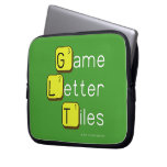 Game Letter Tiles  Laptop/netbook Sleeves Laptop Sleeves