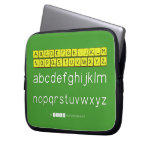 ABCDEFGHIJKLM
 NOPQSTUVWXYZ
 abcdefghijklm
 nopqrstuvwxyz  Laptop/netbook Sleeves Laptop Sleeves