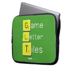 Game
 Letter
 Tiles  Laptop/netbook Sleeves Laptop Sleeves