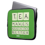 TEA
 MAKES
 ANYTHING
 BETTER  Laptop/netbook Sleeves Laptop Sleeves