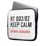 RT 002/02 KEEP CALM  Laptop/netbook Sleeves Laptop Sleeves