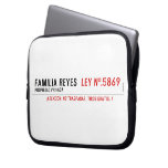 Familia reyes   Laptop/netbook Sleeves Laptop Sleeves