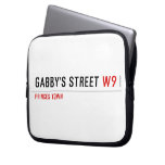 gabby's street  Laptop/netbook Sleeves Laptop Sleeves