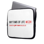 Rhythms of Life  Laptop/netbook Sleeves Laptop Sleeves