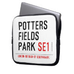 potters fields park  Laptop/netbook Sleeves Laptop Sleeves