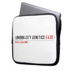 London city genetics  Laptop/netbook Sleeves Laptop Sleeves