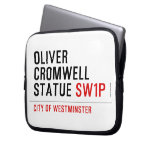 oliver cromwell statue  Laptop/netbook Sleeves Laptop Sleeves