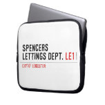 Spencers Lettings Dept.  Laptop/netbook Sleeves Laptop Sleeves