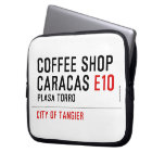 Coffee shop Caracas  Laptop/netbook Sleeves Laptop Sleeves