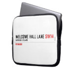 welcome hall lane  Laptop/netbook Sleeves Laptop Sleeves