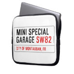 MINI SPECIAL GARAGE  Laptop/netbook Sleeves Laptop Sleeves