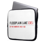 Floodplain lane  Laptop/netbook Sleeves Laptop Sleeves