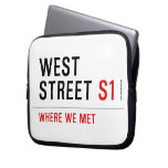 West Street  Laptop/netbook Sleeves Laptop Sleeves