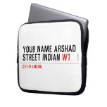 Your Name Arshad  Street Indian  Laptop/netbook Sleeves Laptop Sleeves