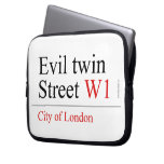 Evil twin Street  Laptop/netbook Sleeves Laptop Sleeves