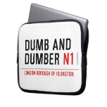 DUMB AND DUMBER  Laptop/netbook Sleeves Laptop Sleeves