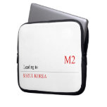 I LOVE MONiCA.SY  Laptop/netbook Sleeves Laptop Sleeves
