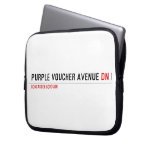 purple voucher avenue  Laptop/netbook Sleeves Laptop Sleeves
