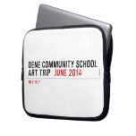 Dene community school art trip   Laptop/netbook Sleeves Laptop Sleeves