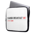 karibu breakfast  Laptop/netbook Sleeves Laptop Sleeves