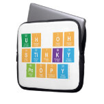 UH OH Stinky Poopy  Laptop/netbook Sleeves Laptop Sleeves