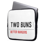  TWO BUNS  Laptop/netbook Sleeves Laptop Sleeves