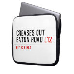 Creases Out Eaton Road  Laptop/netbook Sleeves Laptop Sleeves