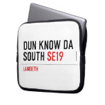 DUN KNOW DA SOUTH  Laptop/netbook Sleeves Laptop Sleeves