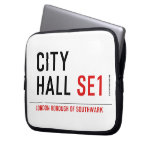 CITY HALL  Laptop/netbook Sleeves Laptop Sleeves