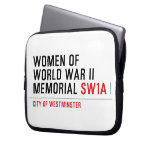 women of world war II memorial  Laptop/netbook Sleeves Laptop Sleeves