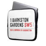 1 barkston gardens  Laptop/netbook Sleeves Laptop Sleeves