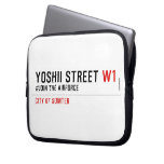 Yoshii Street  Laptop/netbook Sleeves Laptop Sleeves