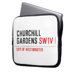churchill gardens  Laptop/netbook Sleeves Laptop Sleeves