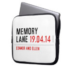 MEMORY LANE  Laptop/netbook Sleeves Laptop Sleeves