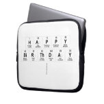 Happy
 Birthday
   Laptop/netbook Sleeves Laptop Sleeves