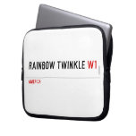 rainbow twinkle  Laptop/netbook Sleeves Laptop Sleeves