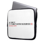 Welcome to  the Falmouth Gardens NEighbourhood  Laptop/netbook Sleeves Laptop Sleeves