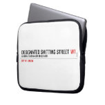 Designated Shitting Street  Laptop/netbook Sleeves Laptop Sleeves