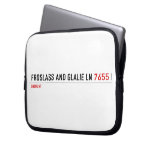 Froslass and glalie ln  Laptop/netbook Sleeves Laptop Sleeves