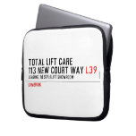 Total Lift Care 113 New Court Way  Laptop/netbook Sleeves Laptop Sleeves