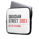 Obsidian Street  Laptop/netbook Sleeves Laptop Sleeves