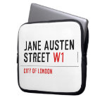 Jane Austen Street  Laptop/netbook Sleeves Laptop Sleeves